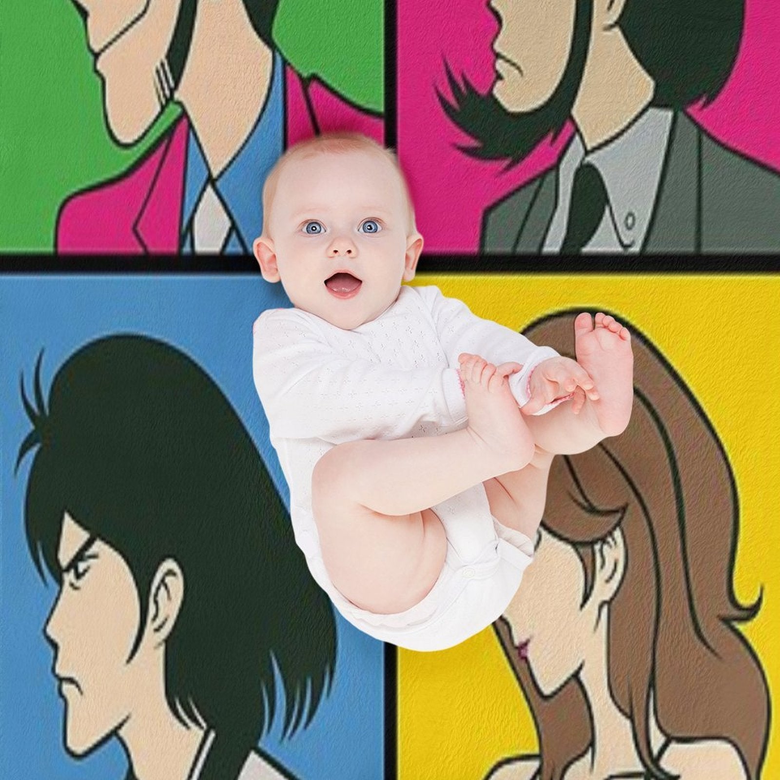 213 Lupin 4square Durable Throw Blanket