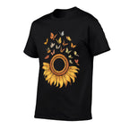 Sunflower Butterfly  Graphic-printed T-Shirt