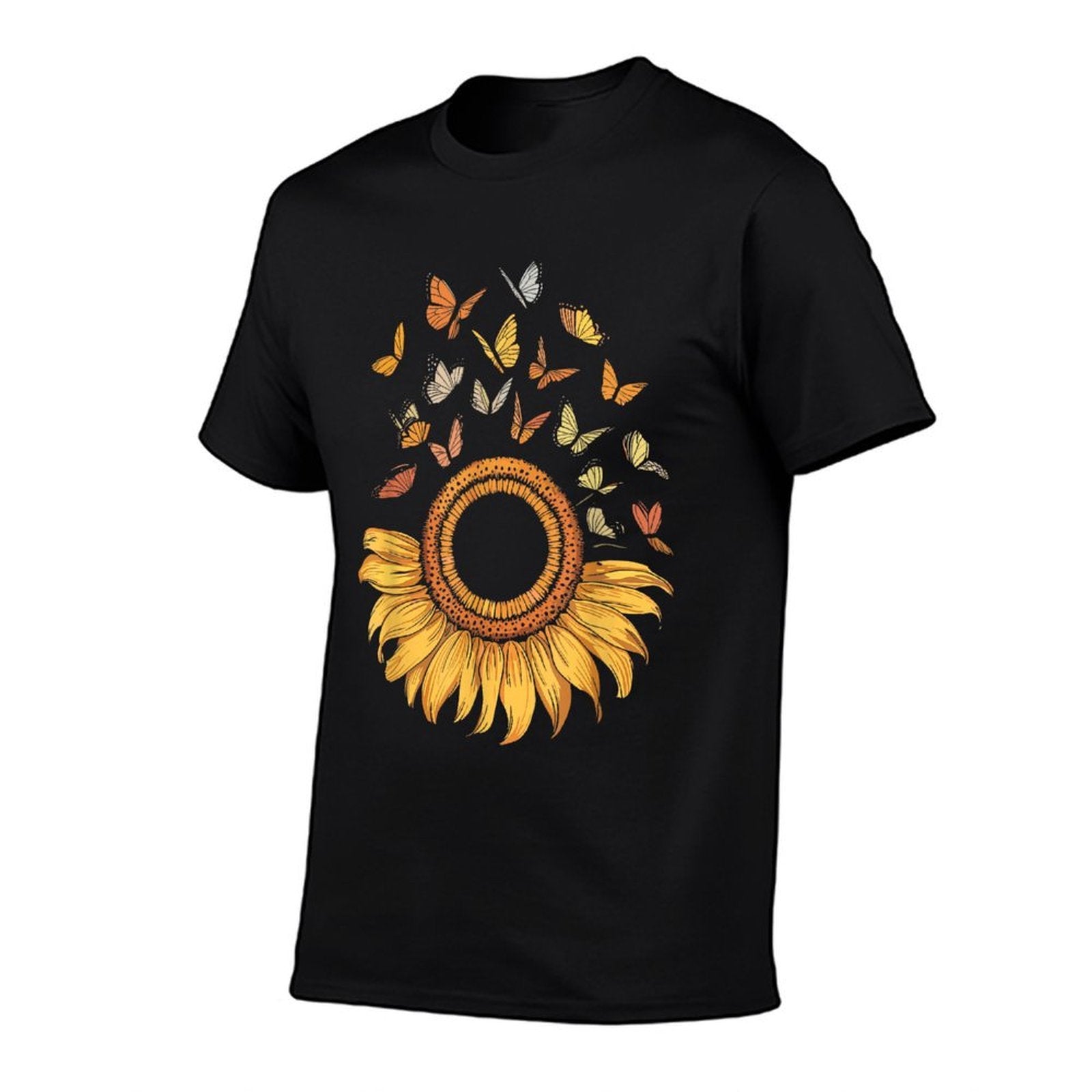 Sunflower Butterfly  Graphic-printed T-Shirt