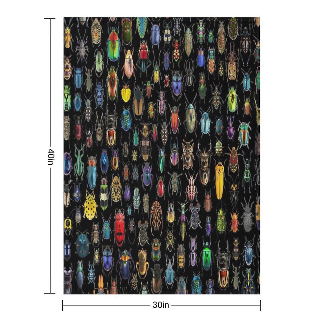 Beetles (Not The Rock Band) Durable Throw Blanket