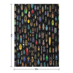 Beetles (Not The Rock Band) Durable Throw Blanket