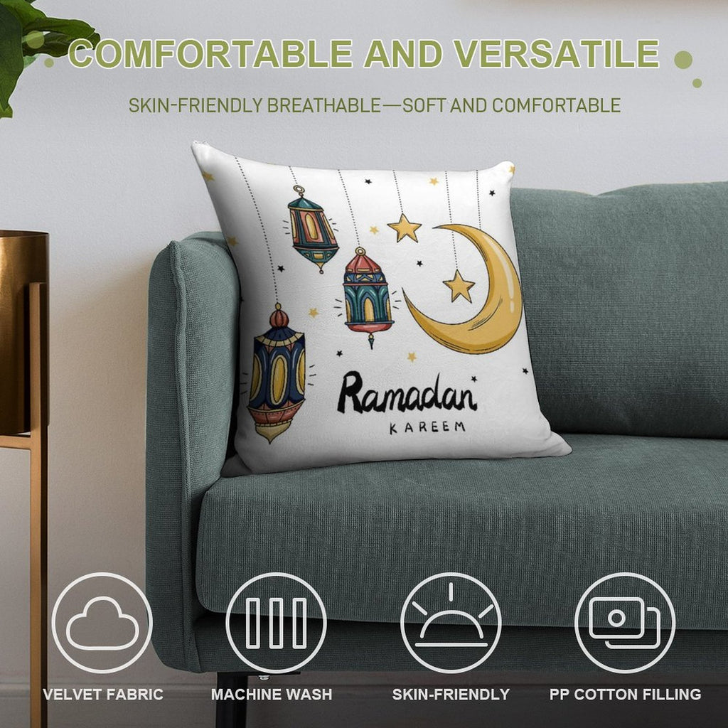 Ramadan Kareem Gifts Soft Warmth Comfort Throw Pillow