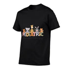 Pediatric Physical Therapy Therapist PT Crew Safari Animals  High-quality Stitching T-Shirt