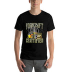 Retro Style Funny Forklift Operator Forklift Certified  Moisture-wicking T-Shirt