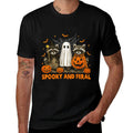 Spooky And Feral Halloween Cute Ghost Raccoon Trick Or Treat  Durable T-Shirt