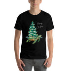 Merry Christmas Sea Turtle Xmas Tree Lights Pjs Men Women  Odor-resistant T-Shirt