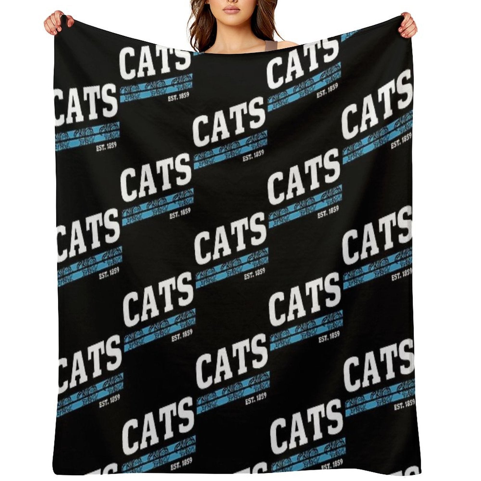 Geelong Cats 2023 Lightweight Throw Blanket