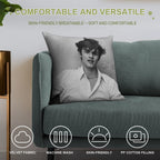 Louis Partridge Gift Soft Skin-Friendly Throw Pillow