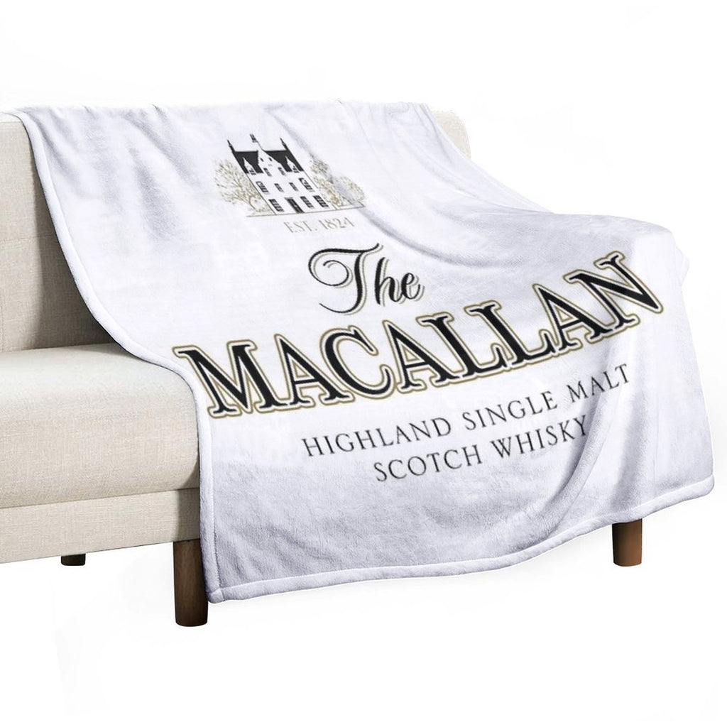 The Scotch Whisky Plush Throw Blanket
