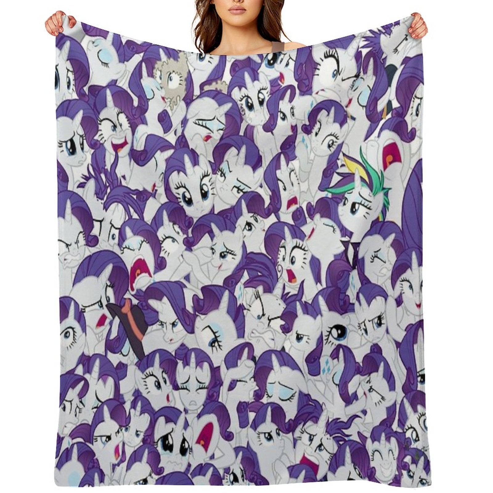 Rarity Mess Versatility Throw Blanket