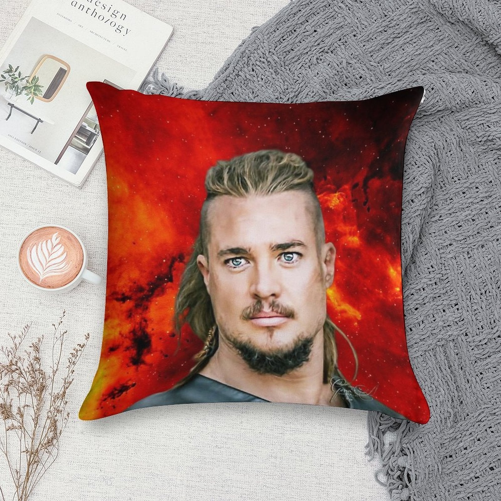 Uhtred Of Bebbanburg, The Last Kingdom, ORIGINAL Willow Days Soft Anti-Pilling Throw Pillow