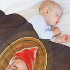 Saint Bill of Murray, Bill Murray Saint Original Religious Painting Wrinkle-free Throw Blanket