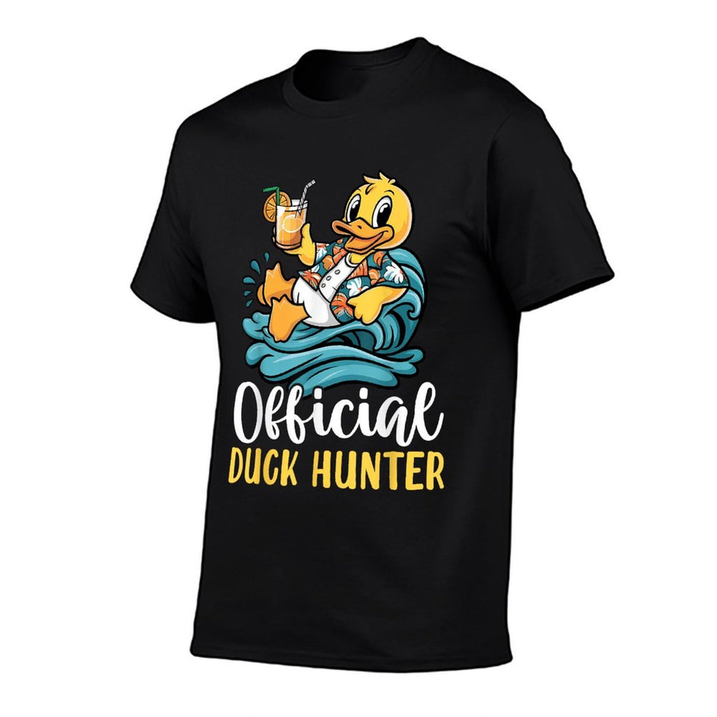 Duck Cruise Boat Funny Rubber Duck Hunting Squad  Eco-friendly Material T-Shirt