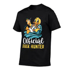 Duck Cruise Boat Funny Rubber Duck Hunting Squad  Eco-friendly Material T-Shirt