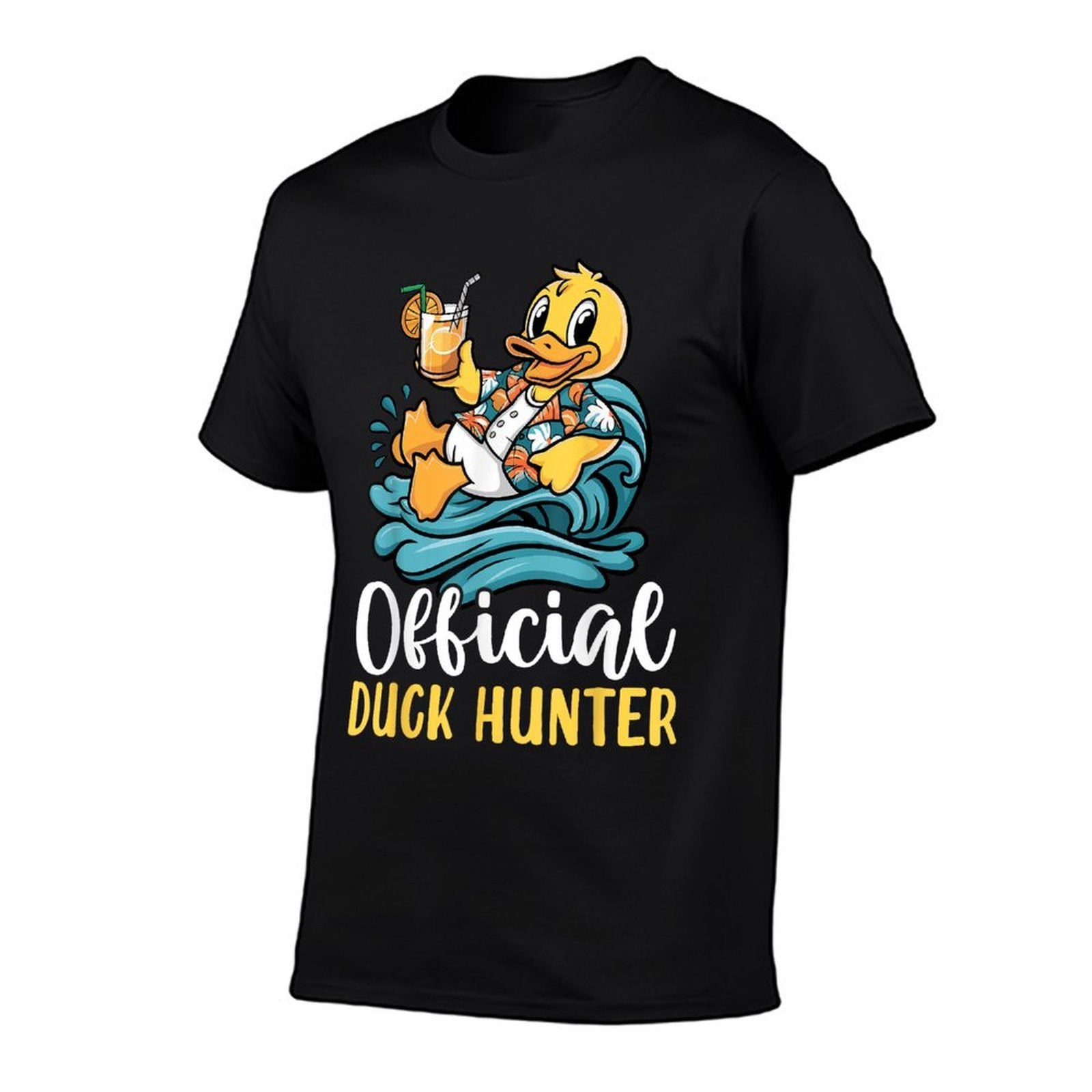 Duck Cruise Boat Funny Rubber Duck Hunting Squad  Eco-friendly Material T-Shirt