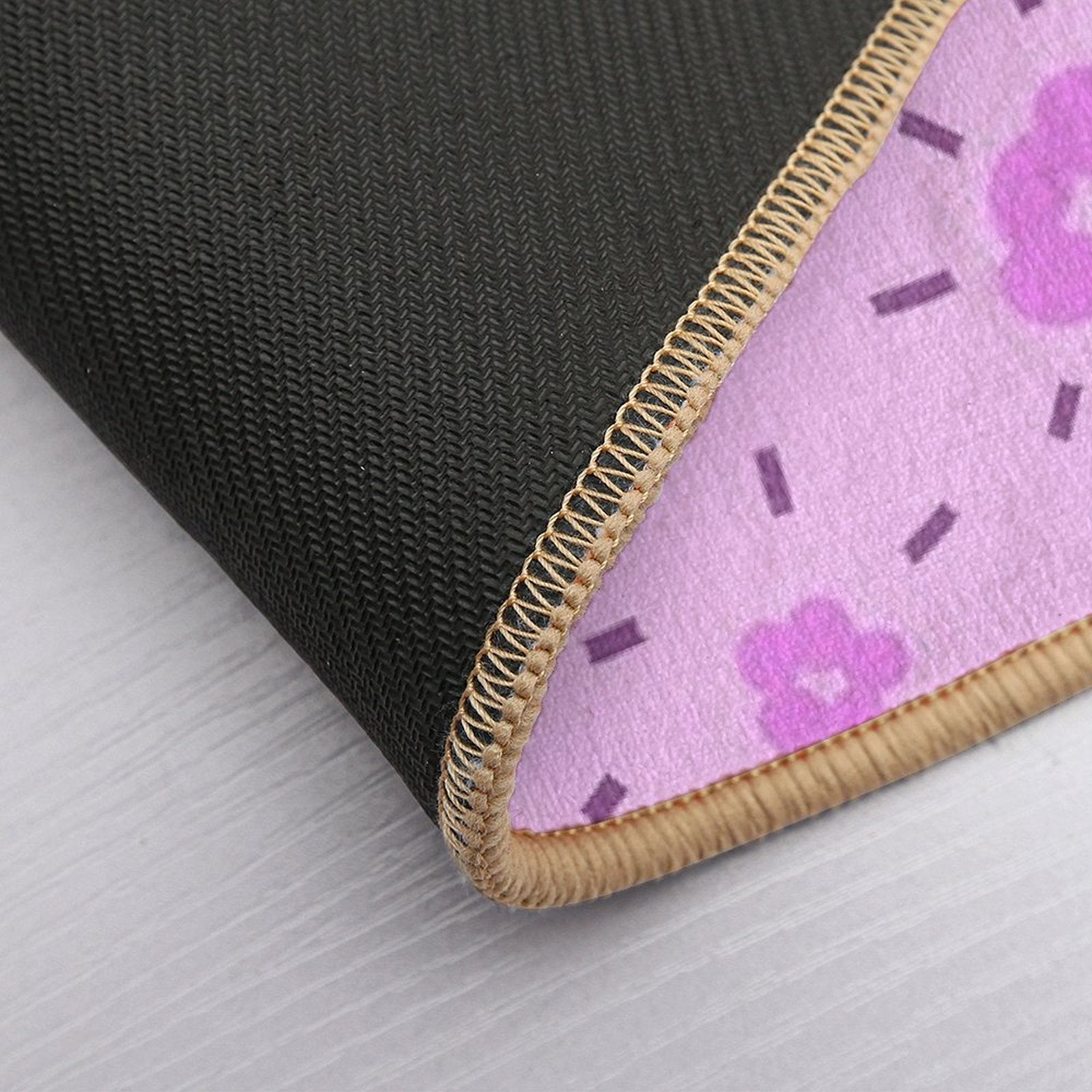 Petal Whimsy - Playful Floral Pattern  Anti-Trip Bath Mat