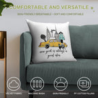 New York Girl Soft Warmth Comfort Throw Pillow