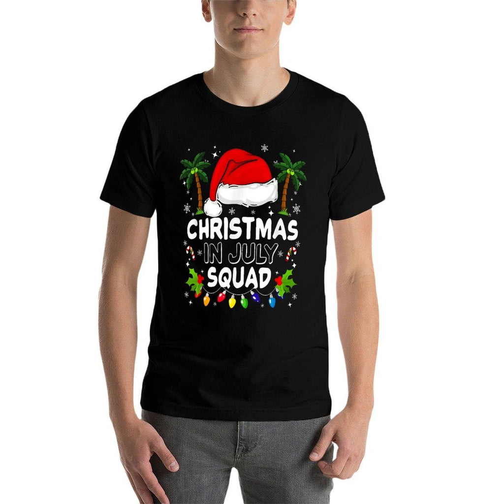 Christmas In July Squad Funny Summer Xmas Men Women Kids  Affordable Price T-Shirt