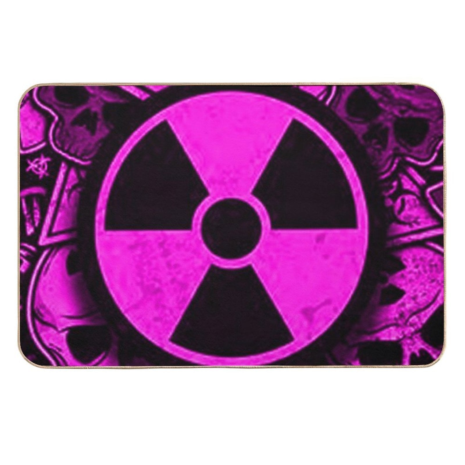 Vintage Coolio Nuclear Neon Pink  High-Traffic Bath Mat