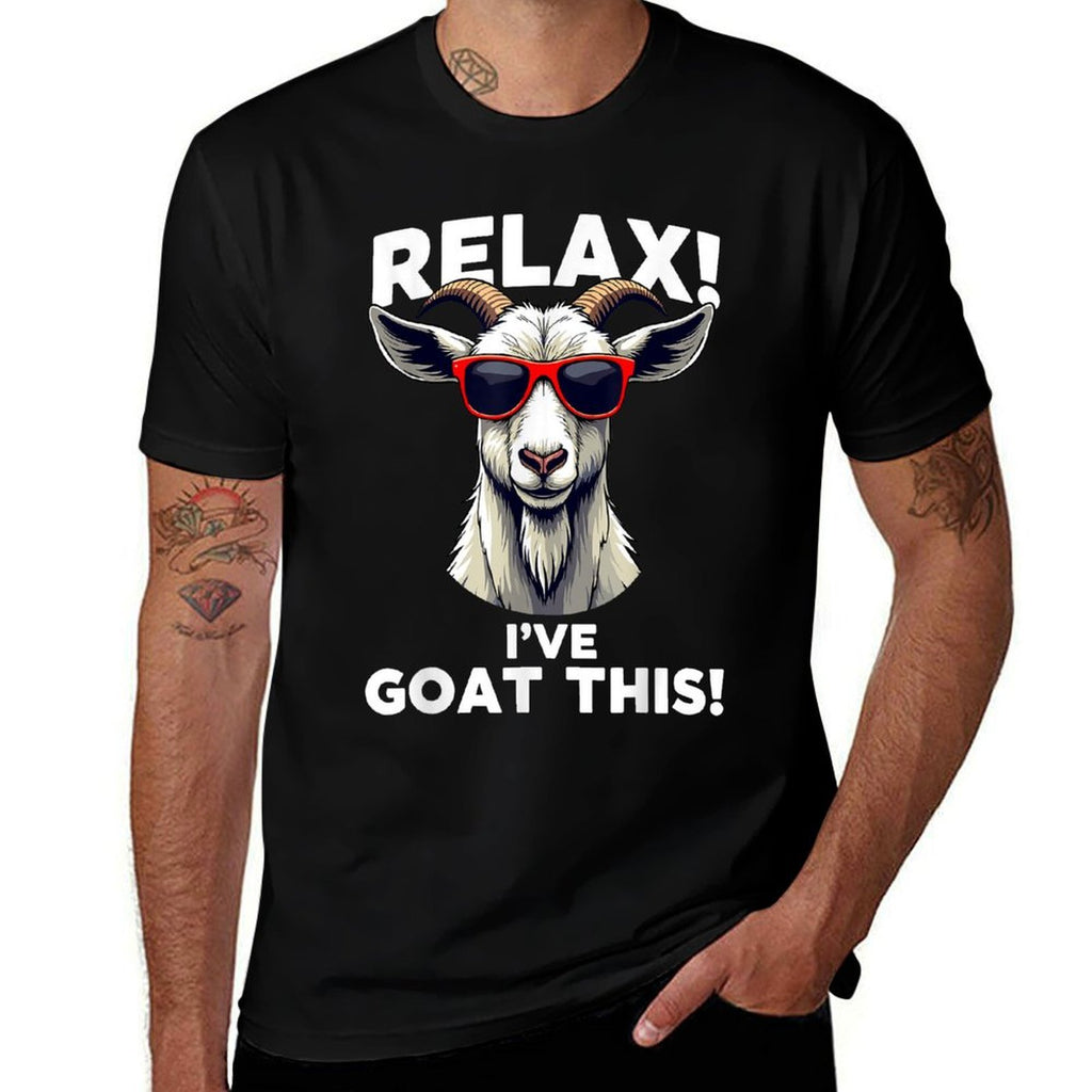 Goat Design For Men Women Goat Themed Domestic Goat Lover  Versatile T-Shirt