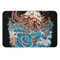 Black Dark Great Ramen Off Kanagawa  Multi-Purpose Bath Mat