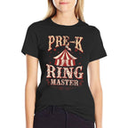 Pre-K Ringmaster PreK Teachers Pre-K Teacher Men Women Kids  Rolled Sleeves T-Shirt