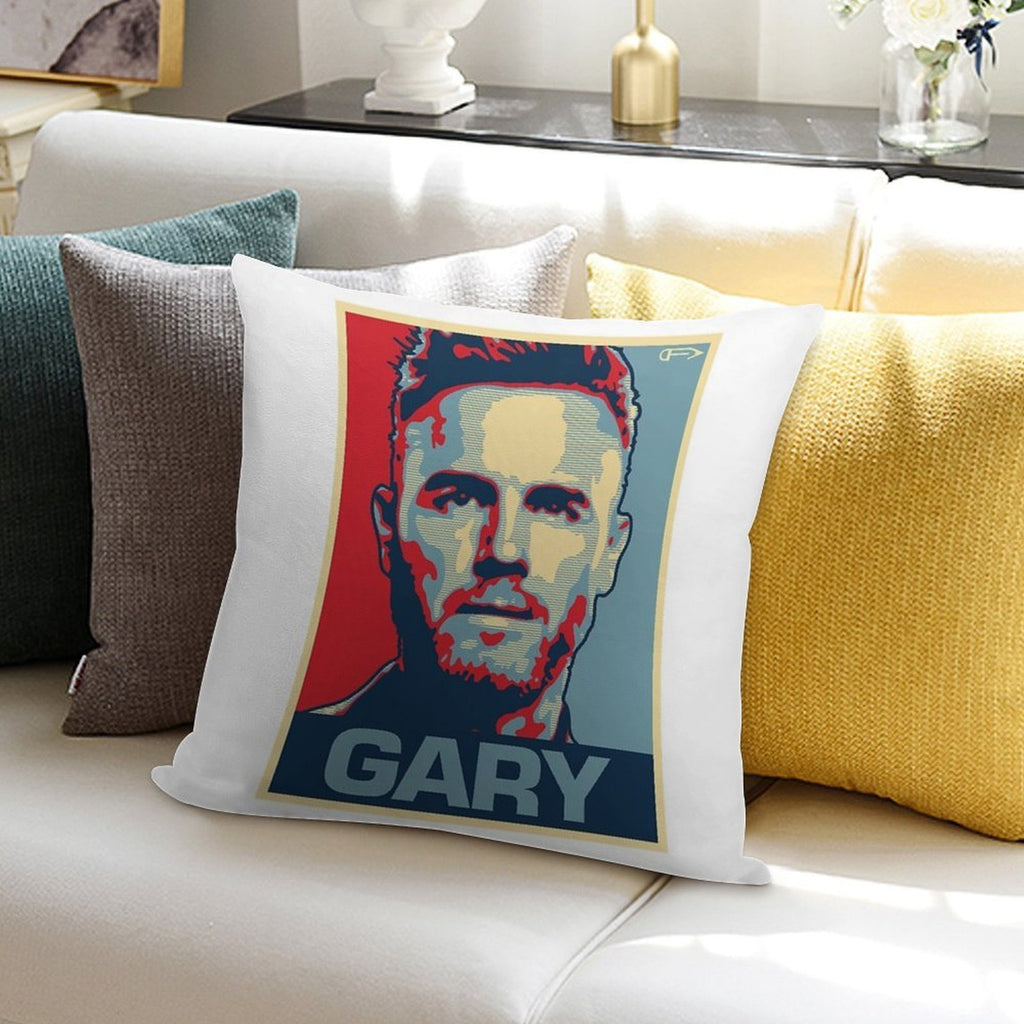 Gary Soft Short Plush Fabric Throw Pillow