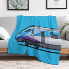 Edinburgh Class 802 World Train Side Scotland UK Compact Throw Blanket