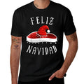 Santa Hat Sombrero Christmas Mexico Feliz Navidad T  Classic T-Shirt
