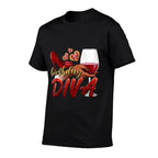 Funny Birthday Diva Happy Birthday Heels Shoes And Champagne  Odor-resistant T-Shirt