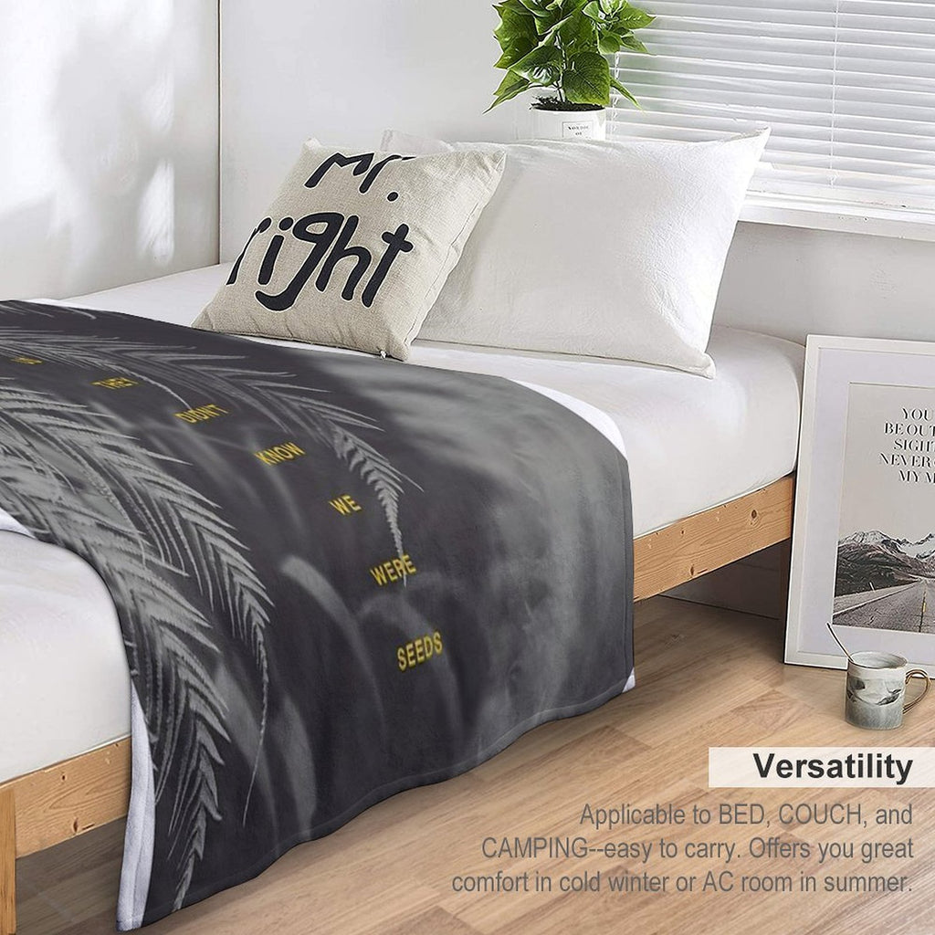 Bury Us Sustainable Throw Blanket