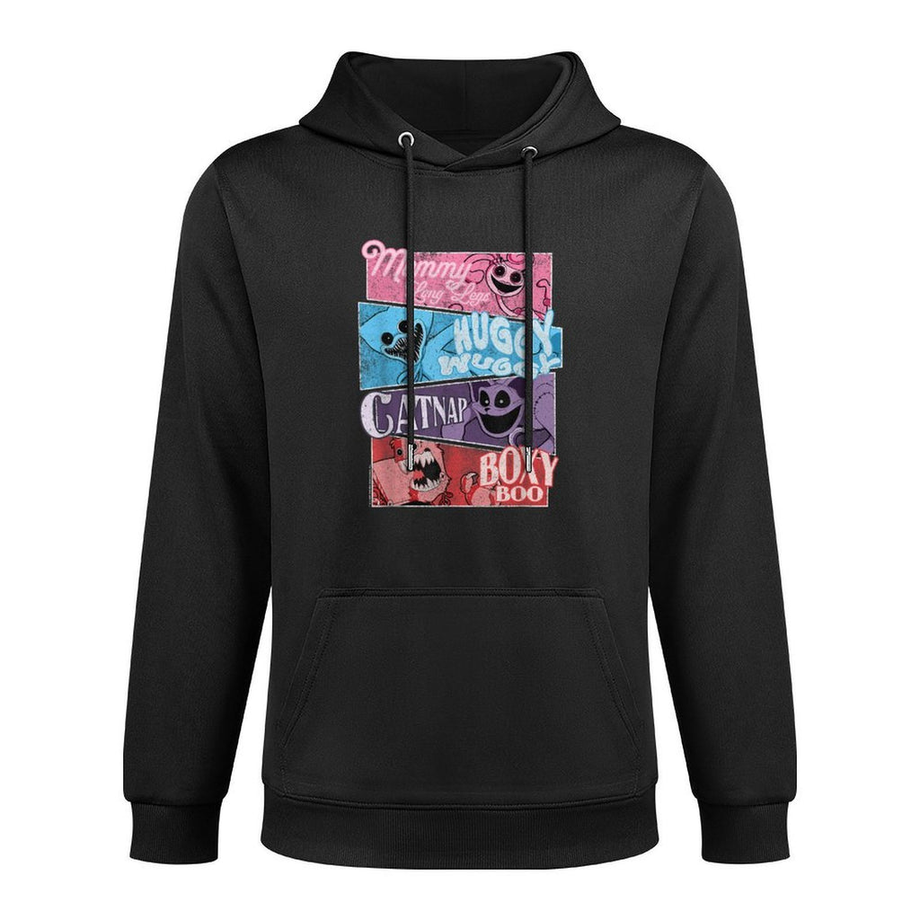 Poppy Playtime Best Friends Forever Distressed Group Shot Moisture-Wicking Hoodie