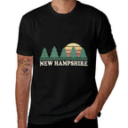 New Hampshire NH Vintage Retro 70s Graphic  Classic T-Shirt