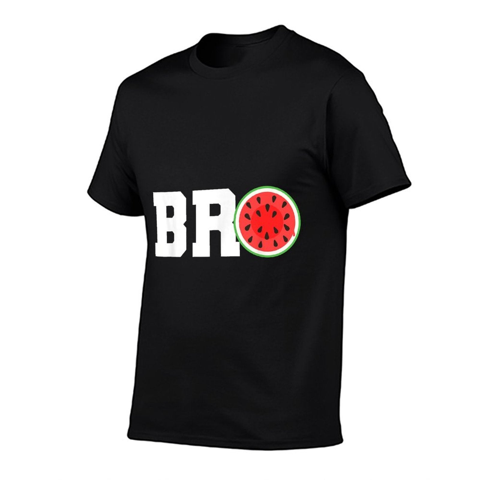 Funny Watermelon Bro Cute Summer Vacation Brother Sibling  Quick-drying T-Shirt