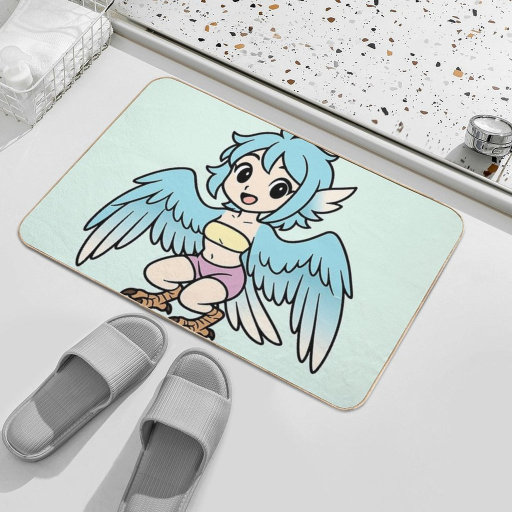Kipi The Harpy  Slip-Resistant Bath Mat