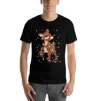 Womens Rudolph The Red Nose Reindeer for Kids And Christmas Fan  Polyester Blend T-Shirt