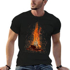 Retro Basic Bonfire Of Souls Funny Flame Sword  Classic T-Shirt