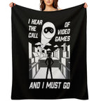 Boy Gamer Video Games Calling Boy Gamers Gift All-season Throw Blanket