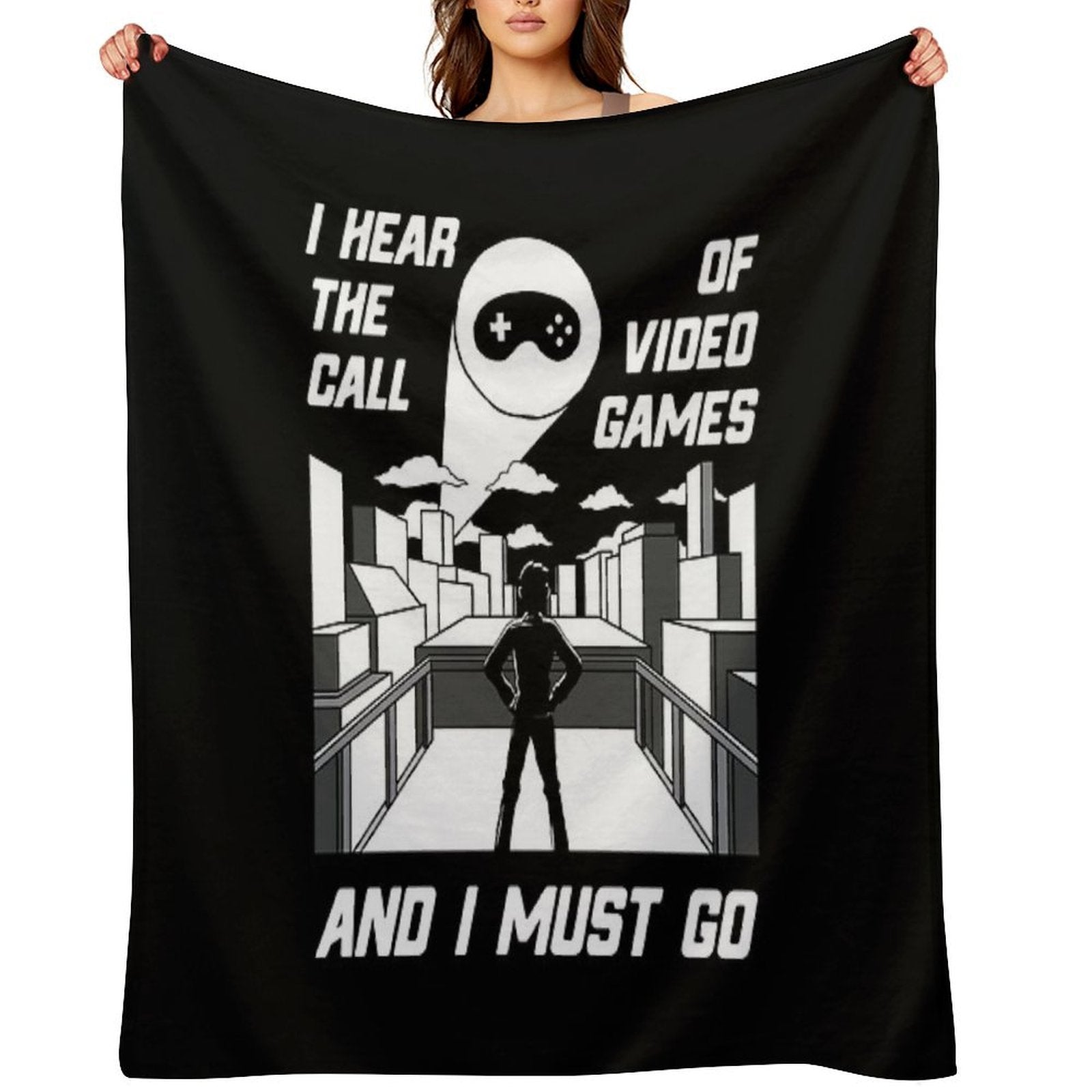 Boy Gamer Video Games Calling Boy Gamers Gift All-season Throw Blanket