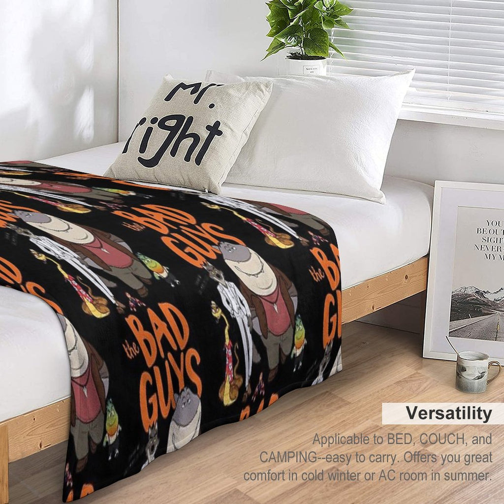 The Bad Guys Quick-dry Throw Blanket