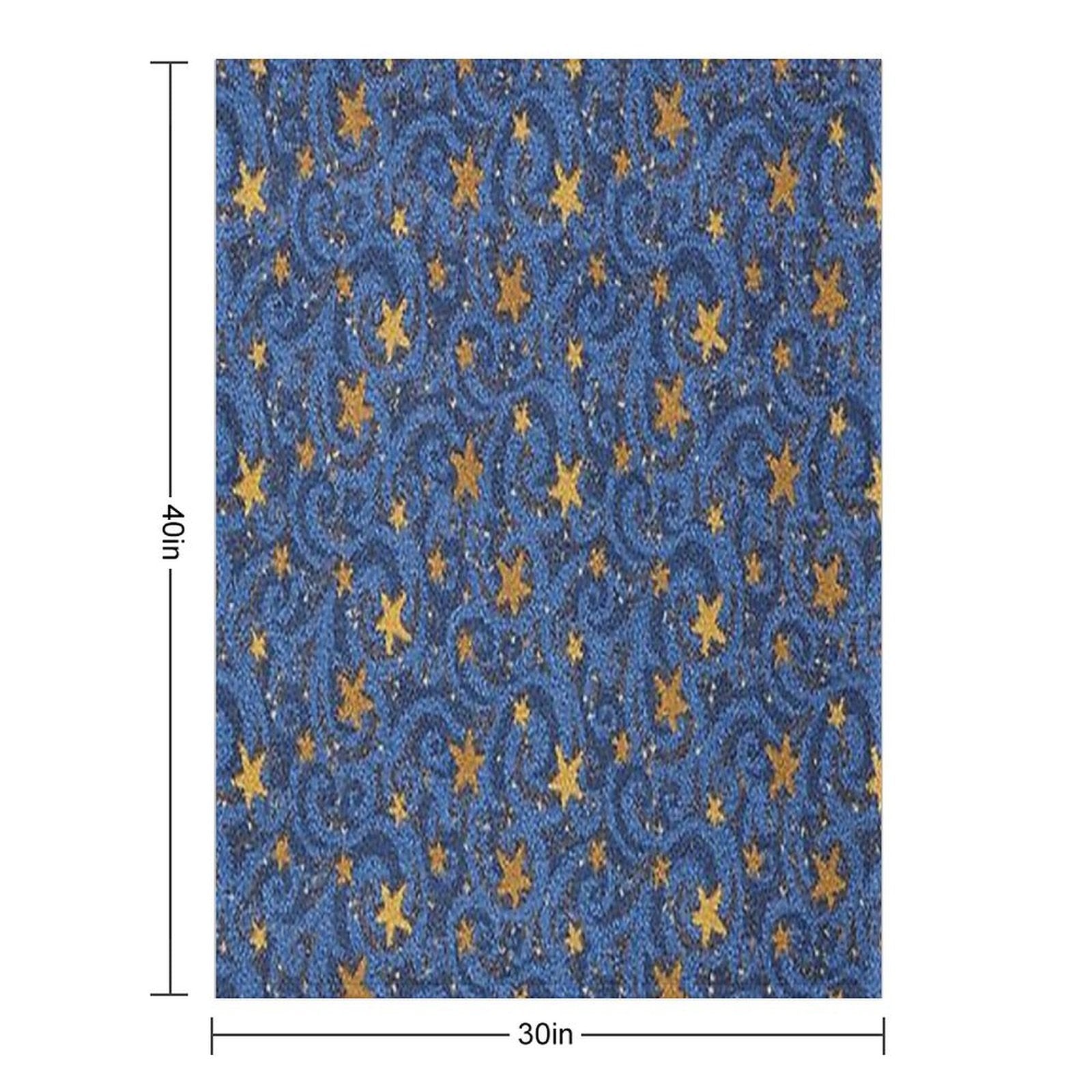 Coraline Star Pattern Velvety-soft Throw Blanket