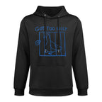 Got Too Silly Meme Silly Goose Funny Kangaroo Pocket Hoodie
