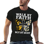 Walk By Faith Christian Women Girl Jesus Love You God Sister  Versatile T-Shirt