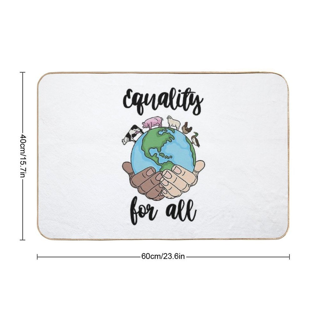 Equality for All  High-Traffic Bath Mat