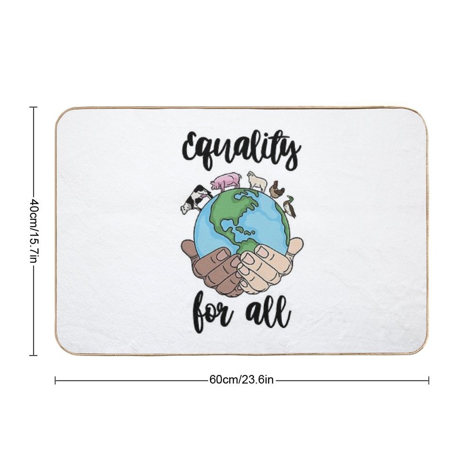 Equality for All  High-Traffic Bath Mat