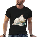 West Highland White Terrier Books Dog Breed Westie for Men Women Girls Kids  Trendy Pattern T-Shirt