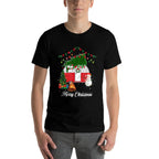 Camper Christmas Tree Matching Family Christmas Pajama  Wrinkle-resistant T-Shirt