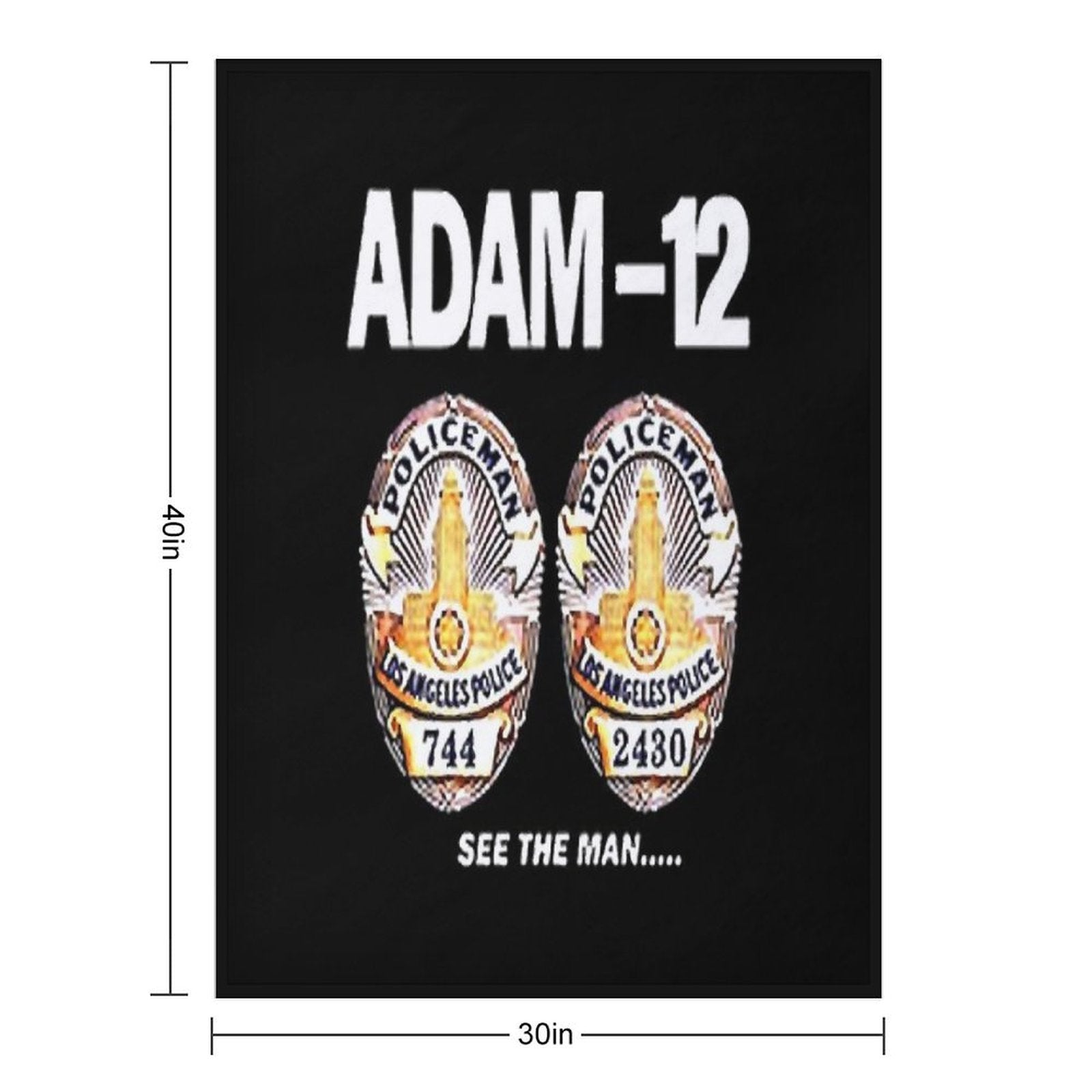 A.dam-12 TV Series 7.0's Retro Durable Throw Blanket
