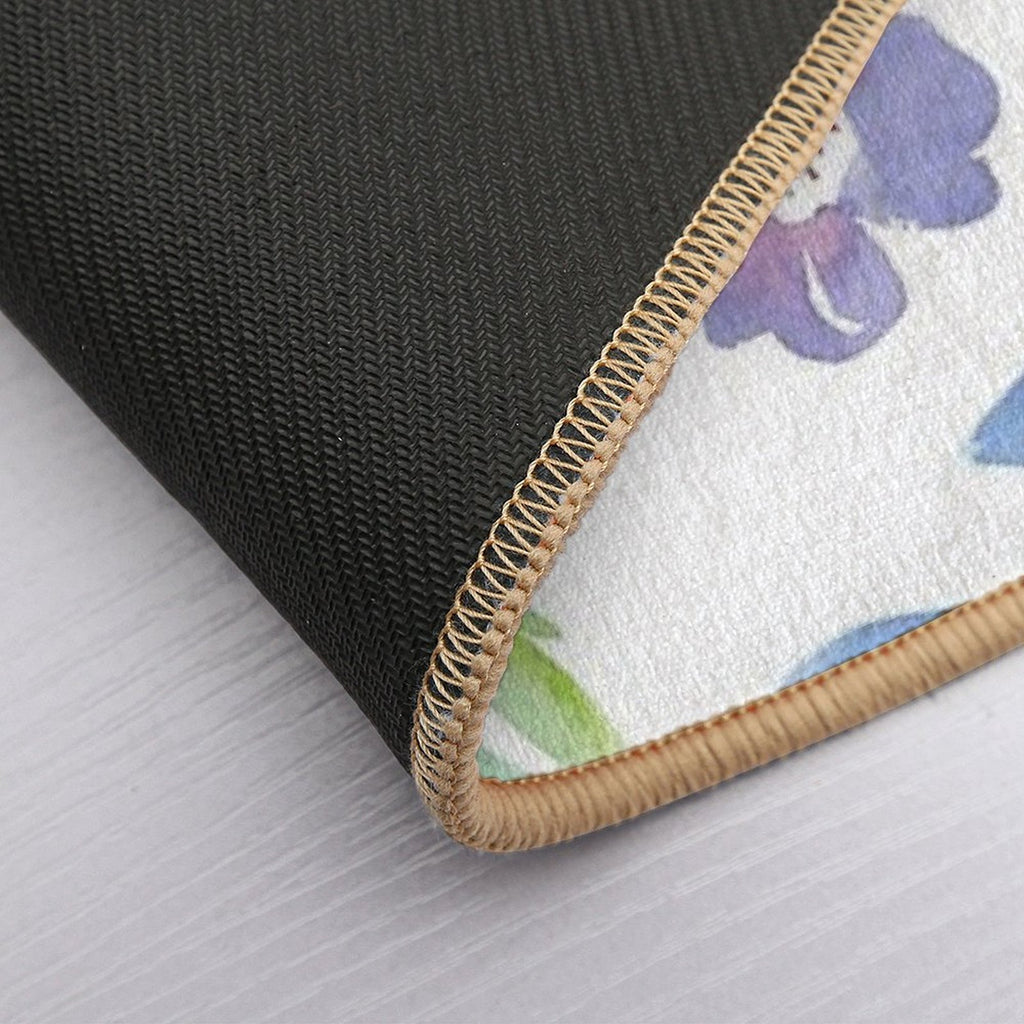 Watercolor Garden Durable Bath Mat