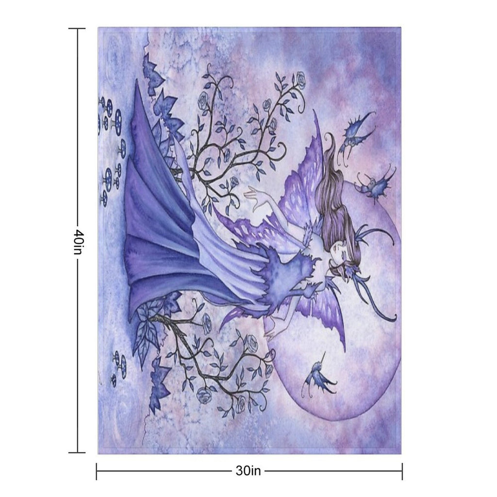 The Night Garden Shrink-resistant Throw Blanket